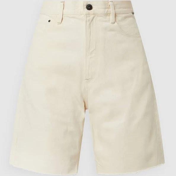 G-Star Raw Type 89 Bermuda Shorts Beige Women Size 30