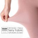 G&Y 2 Pairs Fleece Lined Tights For Women - 100D Opaque Warm Winter Pantyhose