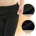 G&Y 2 Pairs Fleece Lined Tights For Women - 100D Opaque Warm Winter Pantyhose