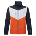 Galvin Green Armstrong - Waterproof Jacket Navy/White/Orange L Golf Jacket - Full Zip