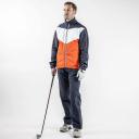 Galvin Green Armstrong - Waterproof Jacket Navy/White/Orange L Golf Jacket - Full Zip