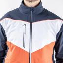 Galvin Green Armstrong - Waterproof jacket Navy/White/Orange XL Golf Jacket - Full Zip