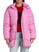 GANNI Brown Oversized Puffer Jacket