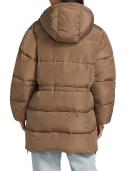 GANNI Brown Oversized Puffer Jacket