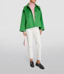 GANNI Green Wide Collar Jacket