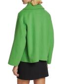 GANNI Green Wide Collar Jacket