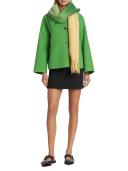GANNI Green Wide Collar Jacket