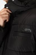 GANNI - Midi Oversized Puffer Jacket - Women - Dark Grey