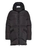 GANNI - Midi Oversized Puffer Jacket - Women - Dark Grey