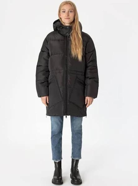 GANNI - Midi Oversized Puffer Jacket - Women - Dark Grey