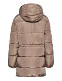 GANNI Taupe Insulated Puffer Jacket