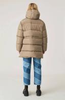 GANNI Taupe Insulated Puffer Jacket