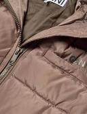 GANNI Taupe Insulated Puffer Jacket