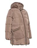 GANNI Taupe Insulated Puffer Jacket