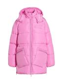 GANNI Tech Puffer Oversized Midi Jacket - Fossil