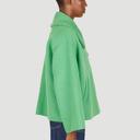 GANNI Wool Collar Jacket in Green | Women's Size 12