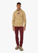 Gant Archive Shield Hoodie in Beige S