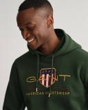 Gant Archive Shield Hoodie Green XL Man 2047056-363-XL