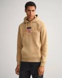 Gant Archive Shield Hoodie in Beige XXXXXL