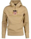 Gant Archive Shield Hoodie in Beige XXXXXL