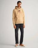 Gant Archive Shield Hoodie in Beige XXXXXL