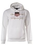 Gant Archive Shield Hoodie White Cream XS