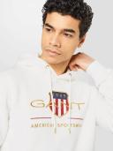 Gant Archive Shield Hoodie White Cream XS