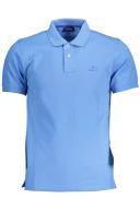 Gant Contrast Collar Pique Polo Shirt Medium Bright Red
