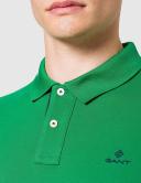 Gant Contrast Collar Pique Polo Shirt XXXX-Large Lavish Green