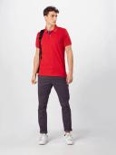 Gant Contrast Collar Pique Rugger Men's Polo Shirt - Bright Red
