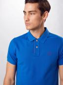 Gant Contrast Collar Pique Rugger Men's Polo Shirt - Nautical Blue