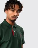 Gant Contrast Collar Pique Rugger Men's Polo Shirt - Storm Green