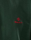 Gant Contrast Collar Pique Rugger Men's Polo Shirt - Storm Green