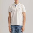 Gant Contrast Collar Pique Short Sleeve Rugger Orange Orange XXL