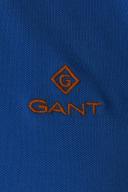 Gant Contrast Collar Pique SS Rugger Polo Shirt Day Blue Size 2XL