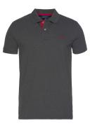 Gant Contrast Collar Rugger Polo T Shirt Grey