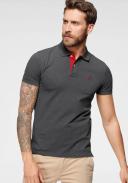 Gant Contrast Collar Rugger Polo T Shirt Grey