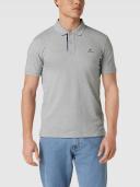 Gant Contrast Collar Rugger Polo T Shirt Grey