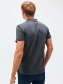 Gant Contrast Collar Pique Short Sleeve Rugger Grey XL