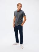 Gant Contrast Collar Pique Short Sleeve Rugger Grey XL