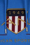 Gant D.2 Archive Shield Hoodie Day Blue Size: Size 3XL