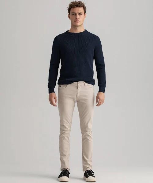 Gant Hayes Retro Shield Jeans Plaza in Taupe 32
