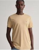 Gant Hazelwood Beige Original Short Sleeve T-Shirt Large