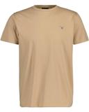 Gant Hazelwood Beige Original Short Sleeve T-Shirt Medium