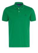 Gant Lavish Green Contrast Collar Pique Rugger Polo Shirt Medium