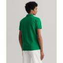 Gant Lavish Green Contrast Collar Pique Rugger Polo Shirt Medium