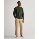 Gant Original Long Sleeve Round Neck T-Shirt Green L Man
