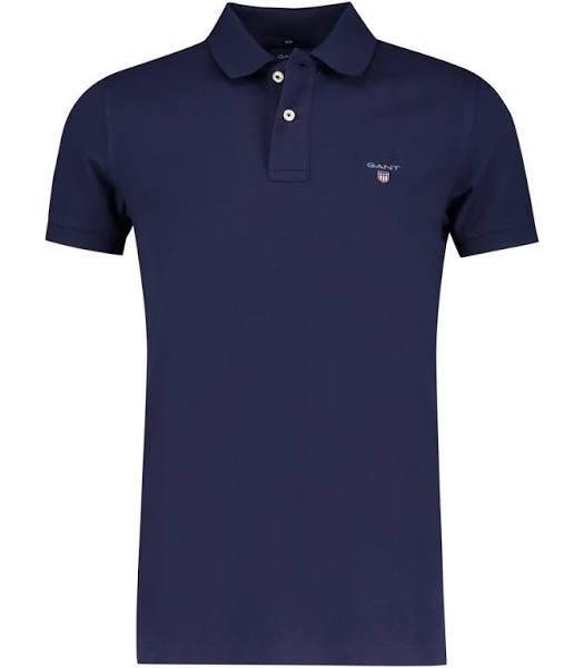 Gant Original Pique Polo Shirt in Blue XXL