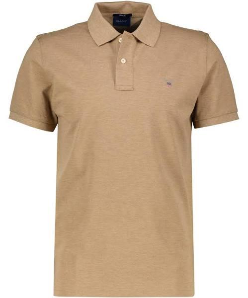 Gant Original Pique Polo Shirt in Brown XXL