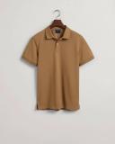 Gant Original Pique Polo Shirt in Brown XXXXL